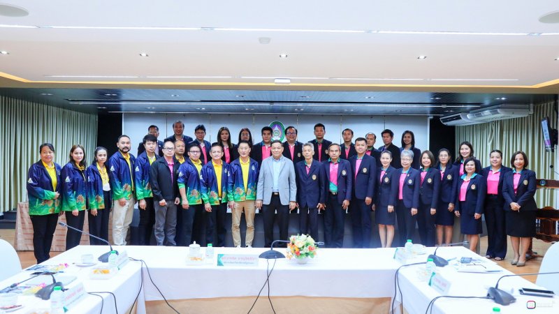 สภาคณาจารย์ฯ มรภ.เทพสตรี ศึกษาดูงานการบริหารจัดการของสภาคณาจารย์ฯ มรภ.สกลนคร