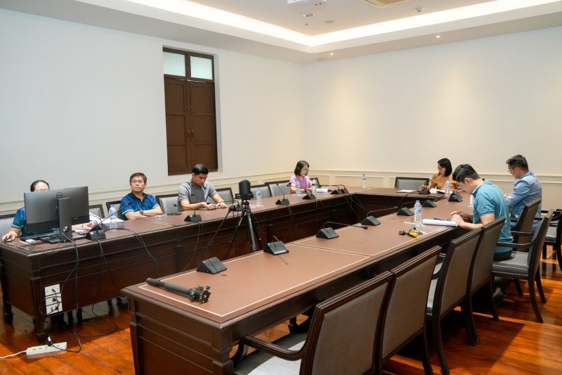 การประชุม คกก.ดำเนินงานการจัดทำแบบประเมินผลความพึงพอใจของผู้รับบริการของพนักงานในสถาบันอุดมศึกษา สายสนับสนุน ครั้งที่ 2/68