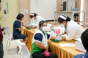 สบท. ร่วมกับ สนง.ประกันสังคม จ.ลพบุรี จัดโครงการตรวจสุขภาพบุคลากร มรภ.เทพสตรี ประจำปี พ.ศ. 2567