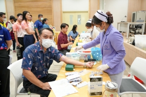 สบท. ร่วมกับ สนง.ประกันสังคม จ.ลพบุรี จัดโครงการตรวจสุขภาพบุคลากร มรภ.เทพสตรี ประจำปี พ.ศ. 2567