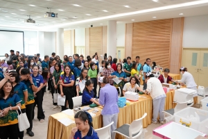 สบท. ร่วมกับ สนง.ประกันสังคม จ.ลพบุรี จัดโครงการตรวจสุขภาพบุคลากร มรภ.เทพสตรี ประจำปี พ.ศ. 2567