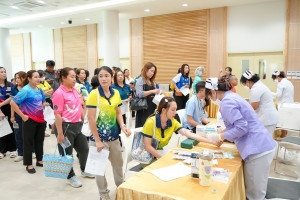 สบท. ร่วมกับ สนง.ประกันสังคม จ.ลพบุรี จัดโครงการตรวจสุขภาพบุคลากร มรภ.เทพสตรี ประจำปี พ.ศ. 2567