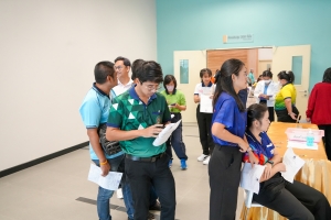 สบท. ร่วมกับ สนง.ประกันสังคม จ.ลพบุรี จัดโครงการตรวจสุขภาพบุคลากร มรภ.เทพสตรี ประจำปี พ.ศ. 2567