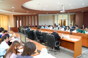การประชุมหารือการดำเนินการจัดงานดนตรีในสวน : H.M. Song อว. บรรเลงเพลงของพ่อ