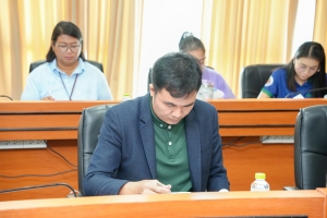 การประชุมหารือการดำเนินการจัดงานดนตรีในสวน : H.M. Song อว. บรรเลงเพลงของพ่อ