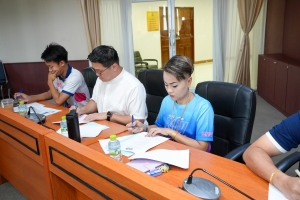 การประชุมหารือการดำเนินการจัดงานดนตรีในสวน : H.M. Song อว. บรรเลงเพลงของพ่อ