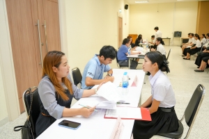คณะมนุษยศาสตร์ฯ จัดสัมภาษณ์นักศึกษาเพื่อเข้ารับทุนการศึกษาของคณะมนุษยศาสตร์ฯ ประจำปีการศึกษา 2567
