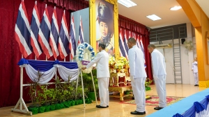 มรภ.เทพสตรี ร่วมงานรัฐพิธี วันสมเด็จพระมหาธีรราชเจ้า เนื่องในวันคล้ายวันสวรรคตพระบาทสมเด็จพระมงกุฎเกล้าเจ้าอยู่หัว