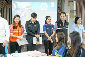 มรภ.เทพสตรี เข้าร่วมการอบรมโครงการขับเคลื่อนการแก้ปัญหาการตายและการบาดเจ็บจากอุบัติเหตุทางถนนในกลุ่มเด็กและเยาวชน