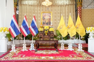 มรภ.เทพสตรี ร่วมพิธีเจริญพระพุทธมนต์เฉลิมพระเกียรติ ถวายพระพรชัยมงคลแด่ พระบาทสมเด็จพระเจ้าอยู่หัว เนื่องในโอกาสมหามงคลเฉลิมพระชนมพรรษา 6 รอบ 28 กรกฎาคม 2567 ครั้งที่ 11