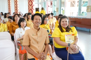 มรภ.เทพสตรี ร่วมพิธีเจริญพระพุทธมนต์เฉลิมพระเกียรติ ถวายพระพรชัยมงคลแด่ พระบาทสมเด็จพระเจ้าอยู่หัว เนื่องในโอกาสมหามงคลเฉลิมพระชนมพรรษา 6 รอบ 28 กรกฎาคม 2567 ครั้งที่ 11