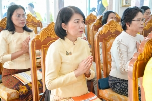 มรภ.เทพสตรี ร่วมพิธีเจริญพระพุทธมนต์เฉลิมพระเกียรติ ถวายพระพรชัยมงคลแด่ พระบาทสมเด็จพระเจ้าอยู่หัว เนื่องในโอกาสมหามงคลเฉลิมพระชนมพรรษา 6 รอบ 28 กรกฎาคม 2567 ครั้งที่ 11