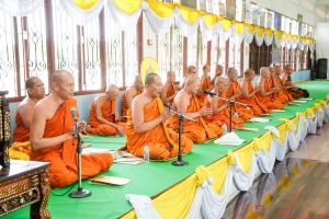 มรภ.เทพสตรี ร่วมพิธีเจริญพระพุทธมนต์เฉลิมพระเกียรติ ถวายพระพรชัยมงคลแด่ พระบาทสมเด็จพระเจ้าอยู่หัว เนื่องในโอกาสมหามงคลเฉลิมพระชนมพรรษา 6 รอบ 28 กรกฎาคม 2567 ครั้งที่ 11