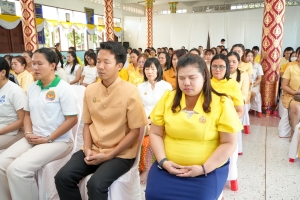 มรภ.เทพสตรี ร่วมพิธีเจริญพระพุทธมนต์เฉลิมพระเกียรติ ถวายพระพรชัยมงคลแด่ พระบาทสมเด็จพระเจ้าอยู่หัว เนื่องในโอกาสมหามงคลเฉลิมพระชนมพรรษา 6 รอบ 28 กรกฎาคม 2567 ครั้งที่ 11