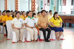 มรภ.เทพสตรี ร่วมพิธีเจริญพระพุทธมนต์เฉลิมพระเกียรติ ถวายพระพรชัยมงคลแด่ พระบาทสมเด็จพระเจ้าอยู่หัว เนื่องในโอกาสมหามงคลเฉลิมพระชนมพรรษา 6 รอบ 28 กรกฎาคม 2567 ครั้งที่ 11