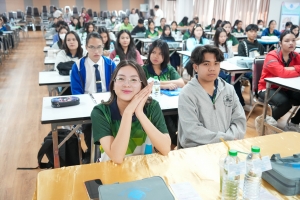 กองพัฒนานักศึกษา จัดโครงการ Happy Healthy ปันความรู้สู่สุขภาพดี เทพสตรีปลอดภัยจากโรคมะเร็งเต้านม