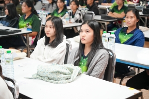 กองพัฒนานักศึกษา จัดโครงการ Happy Healthy ปันความรู้สู่สุขภาพดี เทพสตรีปลอดภัยจากโรคมะเร็งเต้านม