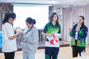 กองพัฒนานักศึกษา จัดโครงการ Happy Healthy ปันความรู้สู่สุขภาพดี เทพสตรีปลอดภัยจากโรคมะเร็งเต้านม