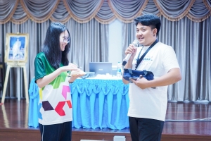 กองพัฒนานักศึกษา จัดโครงการ Happy Healthy ปันความรู้สู่สุขภาพดี เทพสตรีปลอดภัยจากโรคมะเร็งเต้านม