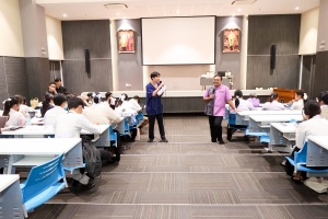 สาขาวิชาภาษาไทย คณะมนุษยศาสตร์ฯ จัดอบรมศิลปะการอ่านทำนองเสนาะ และการสวดโอ้เอ้วิหารราย
