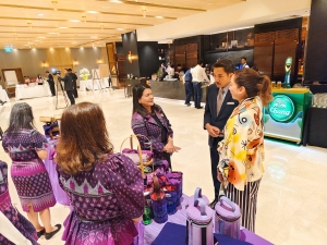 มรภ.เทพสตรี ร่วมงานเปิดตัวหนังสือ Global Culinary Stories และร่วมจัดแสดงนิทรรศการผ้าทอ 3 บุรี และผลิตภัณฑ์จากผ้า