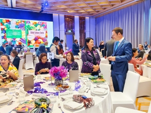 มรภ.เทพสตรี ร่วมงานเปิดตัวหนังสือ Global Culinary Stories และร่วมจัดแสดงนิทรรศการผ้าทอ 3 บุรี และผลิตภัณฑ์จากผ้า