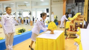 มรภ.เทพสตรี ร่วมกิจกรรมเนื่องในวันคล้ายวันพระบรมราชสมภพ รัชกาลที่ 9 วันชาติ และวันพ่อแห่งชาติ