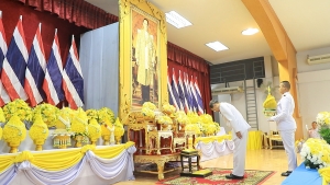 มรภ.เทพสตรี ร่วมกิจกรรมเนื่องในวันคล้ายวันพระบรมราชสมภพ รัชกาลที่ 9 วันชาติ และวันพ่อแห่งชาติ