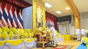 มรภ.เทพสตรี ร่วมกิจกรรมเนื่องในวันคล้ายวันพระบรมราชสมภพ รัชกาลที่ 9 วันชาติ และวันพ่อแห่งชาติ