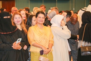 อธิการบดี มรภ.เทพสตรี นำผู้แทนอาจารย์ และนักศึกษา จัดชุดการแสดงศิลปวัฒนธรรมไทย เนื่องในวันคล้ายวันพระบรมราชสมภพพระบาทสมเด็จพระบรมชนกาธิเบศร มหาภูมิพลอดุลยเดชมหาราช บรมนาถบพิตรวันชาติ และวันพ่อแห่งชาติ ในงานเลี้ยงรับรองของสถานเอกอัครราชทูต ณ กรุงริยาด ราชอาณาจักรซาอุดีอาระเบีย