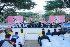 มรภ.เทพสตรี ร่วมแสดงดนตรีในงาน ดนตรีในสวน : H.M. Song อว. บรรเลงเพลงของพ่อ เทิดพระเกียรติ ร.9 ณ อุทยาน 100 ปี จุฬาลงกรณ์มหาวิทยาลัย
