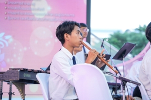มรภ.เทพสตรี ร่วมแสดงดนตรีในงาน ดนตรีในสวน : H.M. Song อว. บรรเลงเพลงของพ่อ เทิดพระเกียรติ ร.9 ณ อุทยาน 100 ปี จุฬาลงกรณ์มหาวิทยาลัย
