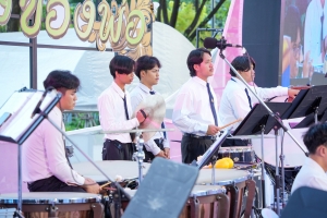 มรภ.เทพสตรี ร่วมแสดงดนตรีในงาน ดนตรีในสวน : H.M. Song อว. บรรเลงเพลงของพ่อ เทิดพระเกียรติ ร.9 ณ อุทยาน 100 ปี จุฬาลงกรณ์มหาวิทยาลัย