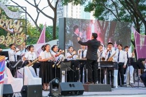 มรภ.เทพสตรี ร่วมแสดงดนตรีในงาน ดนตรีในสวน : H.M. Song อว. บรรเลงเพลงของพ่อ เทิดพระเกียรติ ร.9 ณ อุทยาน 100 ปี จุฬาลงกรณ์มหาวิทยาลัย