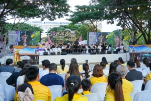 มรภ.เทพสตรี ร่วมแสดงดนตรีในงาน ดนตรีในสวน : H.M. Song อว. บรรเลงเพลงของพ่อ เทิดพระเกียรติ ร.9 ณ อุทยาน 100 ปี จุฬาลงกรณ์มหาวิทยาลัย