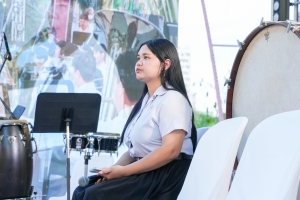 มรภ.เทพสตรี ร่วมแสดงดนตรีในงาน ดนตรีในสวน : H.M. Song อว. บรรเลงเพลงของพ่อ เทิดพระเกียรติ ร.9 ณ อุทยาน 100 ปี จุฬาลงกรณ์มหาวิทยาลัย