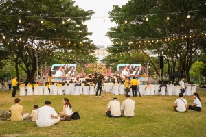 มรภ.เทพสตรี ร่วมแสดงดนตรีในงาน ดนตรีในสวน : H.M. Song อว. บรรเลงเพลงของพ่อ เทิดพระเกียรติ ร.9 ณ อุทยาน 100 ปี จุฬาลงกรณ์มหาวิทยาลัย
