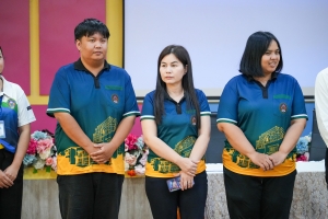 ปชส. มรภ.เทพสตรี พร้อมด้วยคณะเทคโนโลยีอุตสาหกรรม กองบริการการศึกษา และกองพัฒนานักศึกษา มรภ.เทพสตรี ลงพื้นที่แนะแนวการศึกษา รร.พระพุทธบาท 