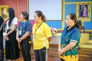 ปชส. มรภ.เทพสตรี พร้อมด้วยคณะเทคโนโลยีอุตสาหกรรม กองบริการการศึกษา และกองพัฒนานักศึกษา มรภ.เทพสตรี ลงพื้นที่แนะแนวการศึกษา รร.พระพุทธบาท 
