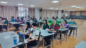 รร.สาธิต มรภ.เทพสตรี จัดแสดงวิสัยทัศน์และลงคะแนนหยั่งเสียงผู้มีสิทธิเข้ารับการคัดเลือกเป็นผู้อำนวยการโรงเรียนสาธิตมหาวิทยาลัยราชภัฏเทพสตรี