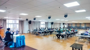 รร.สาธิต มรภ.เทพสตรี จัดแสดงวิสัยทัศน์และลงคะแนนหยั่งเสียงผู้มีสิทธิเข้ารับการคัดเลือกเป็นผู้อำนวยการโรงเรียนสาธิตมหาวิทยาลัยราชภัฏเทพสตรี