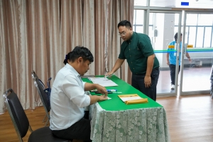 รร.สาธิต มรภ.เทพสตรี จัดแสดงวิสัยทัศน์และลงคะแนนหยั่งเสียงผู้มีสิทธิเข้ารับการคัดเลือกเป็นผู้อำนวยการโรงเรียนสาธิตมหาวิทยาลัยราชภัฏเทพสตรี