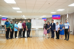 รร.สาธิต มรภ.เทพสตรี จัดแสดงวิสัยทัศน์และลงคะแนนหยั่งเสียงผู้มีสิทธิเข้ารับการคัดเลือกเป็นผู้อำนวยการโรงเรียนสาธิตมหาวิทยาลัยราชภัฏเทพสตรี