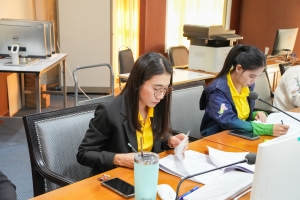 การประชุม คกก.ดำเนินงานบ้านพักสวัสดิการและหอพักนักศึกษา มรภ.เทพสตรี 2 ครั้งที่ 1/67