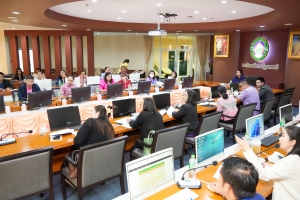 การประชุม คกก.ติดตามเร่งรัดผลการดำเนินงานตามตัวชี้วัดของแผนปฏิบัติราชการ ประจำปีงบประมาณ พ.ศ. 2568 ครั้งที่ 1/67