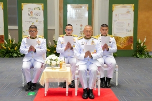 พระบาทสมเด็จพระเจ้าอยู่หัว ทรงพระกรุณาโปรดเกล้าฯ ให้ผู้แทนพระองค์เชิญหนังสือ ธรรมนาวา “วัง” และน้ำปานะพระราชทานถวายแด่พระสงฆ์และพุทธศาสนิกชนในพื้นที่ อ.เมืองลพบุรี จ.ลพบุรี 