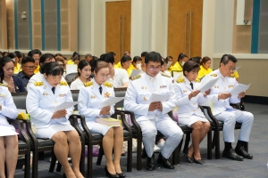 พระบาทสมเด็จพระเจ้าอยู่หัว ทรงพระกรุณาโปรดเกล้าฯ ให้ผู้แทนพระองค์เชิญหนังสือ ธรรมนาวา “วัง” และน้ำปานะพระราชทานถวายแด่พระสงฆ์และพุทธศาสนิกชนในพื้นที่ อ.เมืองลพบุรี จ.ลพบุรี 