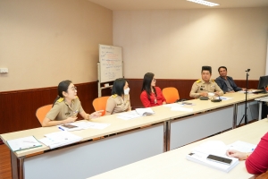 การประชุม คกก.ดำเนินการเกี่ยวกับวัสดุ ครุภัณฑ์ที่เสื่อมสภาพชำรุด มรภ.เทพสตรี ครั้งที่ 1/67