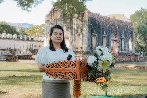 สำนักศิลปะและวัฒนธรรม จัดกิจกรรมวาดภาพพระบฏ งานทำบุญเมืองลพบุรี ครั้งที่ 25