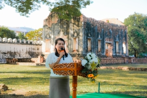 สำนักศิลปะและวัฒนธรรม จัดกิจกรรมวาดภาพพระบฏ งานทำบุญเมืองลพบุรี ครั้งที่ 25
